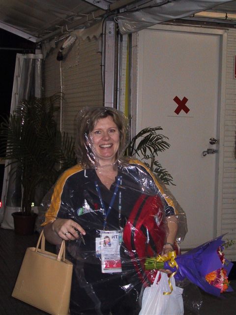 Sheila, ready for the rain