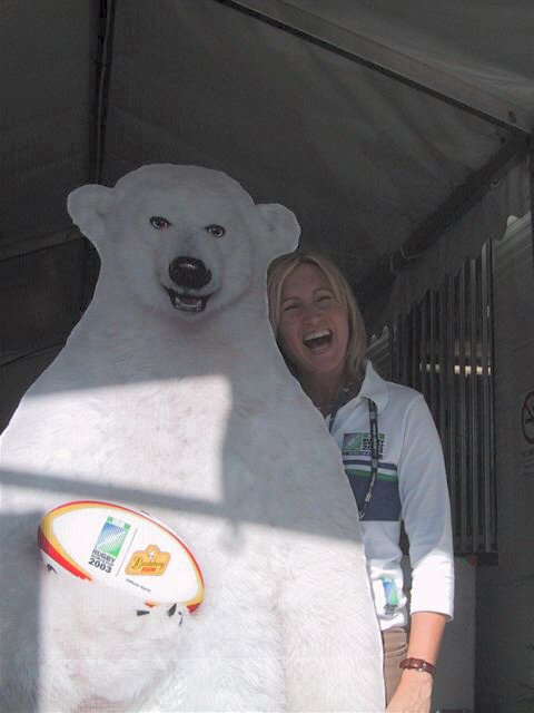 Lindy with Paula Bear