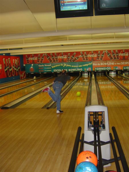 when we said we must check out the bowling sometime... 