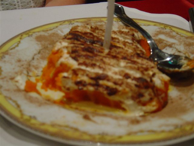 CU of the birthday 'cake' 