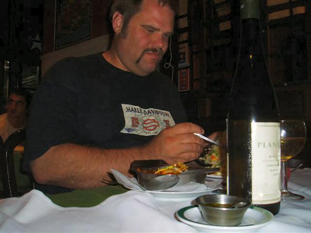 Bennie at the Delhi Palace 