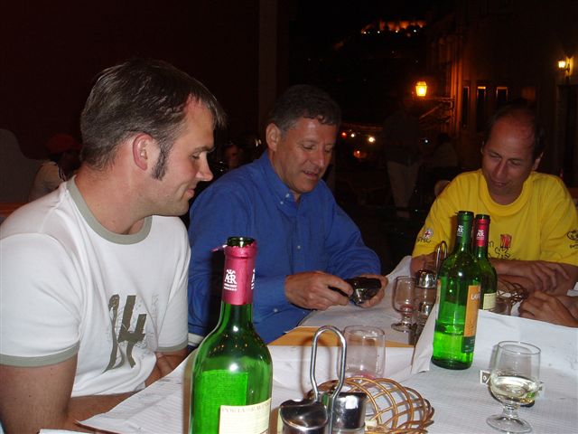 Eating al fresco, not by choice,