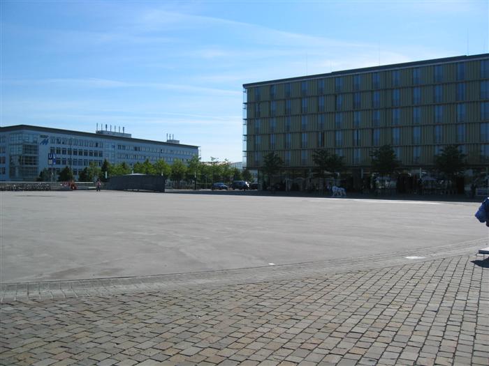 Our hotel with Messe (where the IBC is) in the background