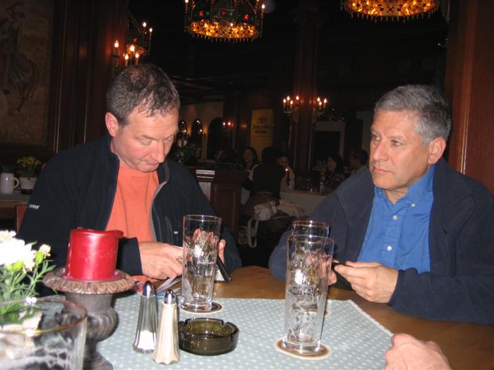 In the K&ouml;nig Ludwig an der Messe pub across the square