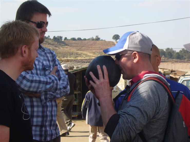 Joburg beer brewed from maize, about shandy strength and rather sweet.