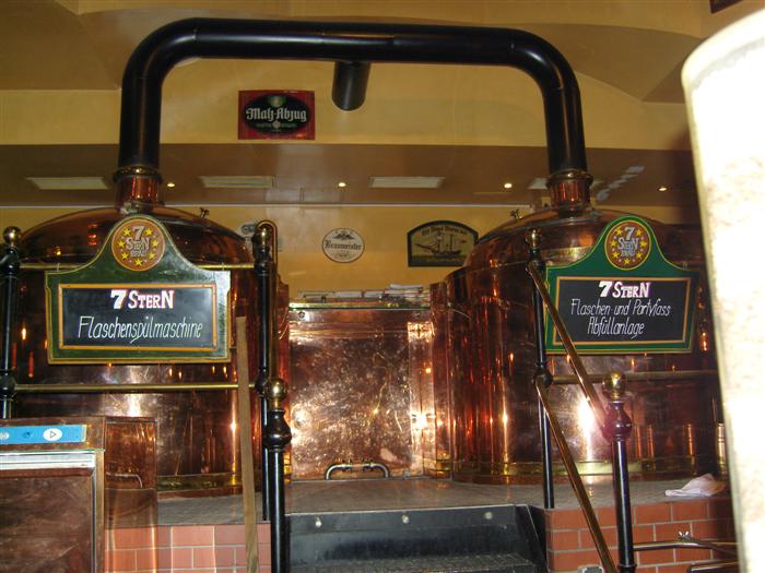 The nearby Sieben Stern Br&auml;u